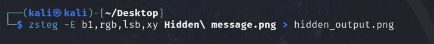 Zsteg Extract Command